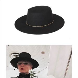 Bagtazo USA Felt Toro Hat sz M silver/ gold chain